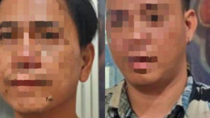 Polresta Manado tangkap dua terduga pelaku pungli di Pasar Bersehati, Manado, Sulawesi Utara, Selasa (19/11/2024).