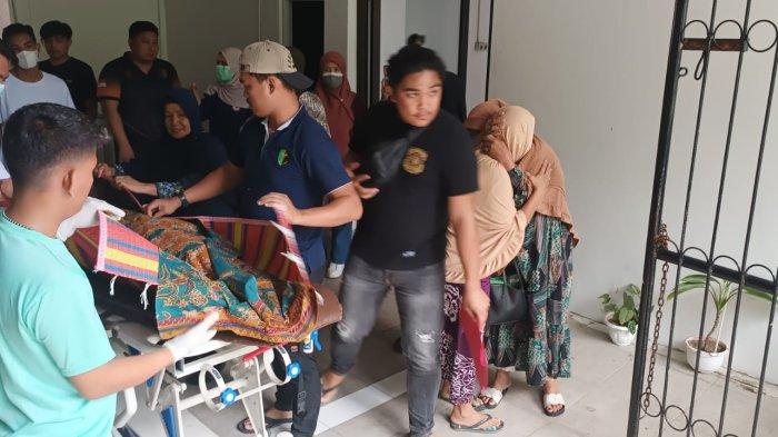 Foto jenazah pasca proses otopsi di RS Bhayangkara Manado