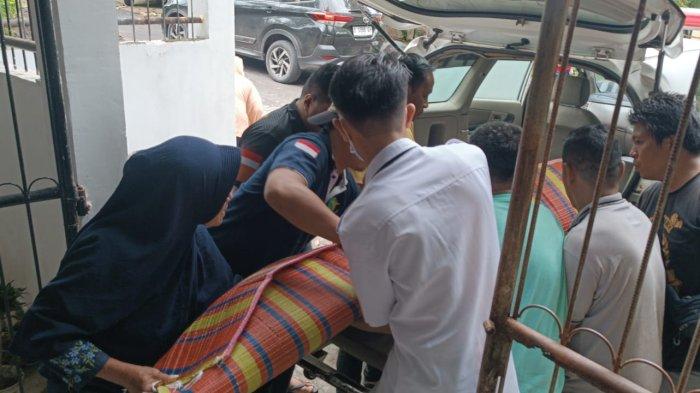 Foto jenazah pasca proses otopsi di RS Bhayangkara Manado