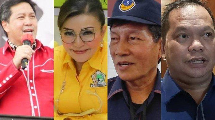 Kiri ke kanan, Steven Kandouw, CEP, GSVL dan Elly Lasut, 4 kandidat yang kabarnya bakal bersaing dalam Pilkada 2024