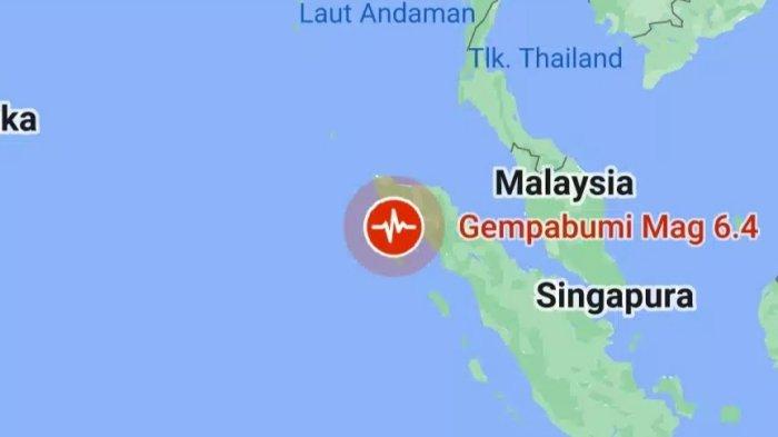 Gempa Aceh Pagi Ini, 2 Kali Menurut BMKG