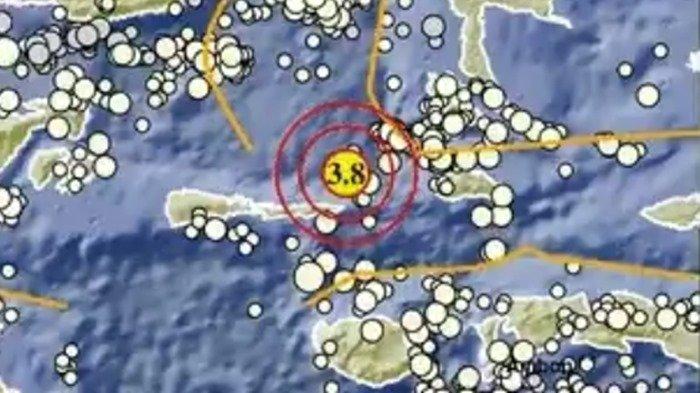 Gempa bumi terkini melanda di wilayah Sanana, Maluku Utara (Malut), Senin (11/9/2023) sore.