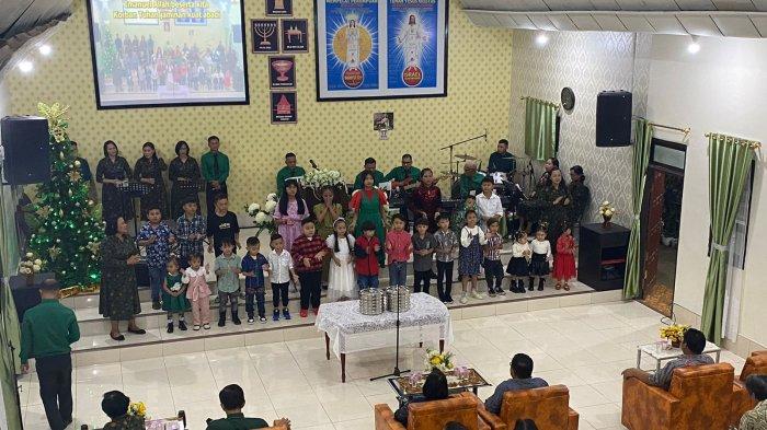 Potret Perayaan Ibadah Natal Gereja Pantekosta Tabernakel Kristus