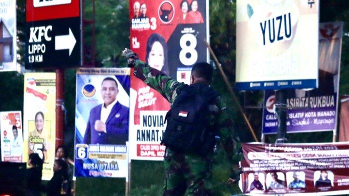 Gladei resik pengamanan menjelang kedatangan Presiden Republik Indonesia Joko Widodo atau Jokowi ke Sulawesi Utara, Rabu (27/12/2023). (tribunmanado.co.id/Wendia Putra Paputungan)