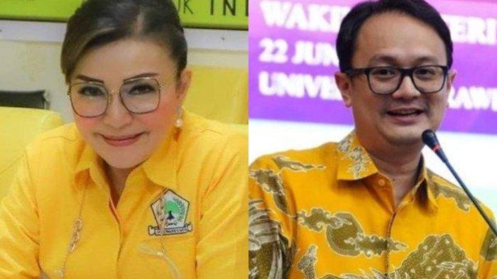 Kolase Foto Tetty Paruntu dan Jerry Sambuaga DPR RI 2024 Dapil Sulawesi Utara dari Partai Golkar.