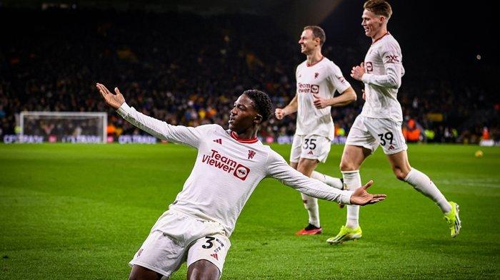 Hasil Liga Inggris Wolves vs Manchester United 3-4: Gol Kobbie Mainoo