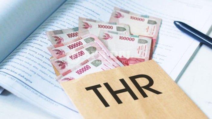 Ilustrasi. uang THR dan TPG
