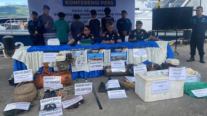 Inilah para pelaku ilegal fishing yang sedang di tangani Penyidik PPNS Perikanan Pangkalan PSDKP Bitung