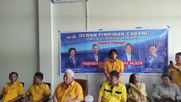 Jimmy Rimba Rogi mendaftar sebagai calon Wali Kota Manado, Rabu (5/6/2024).
