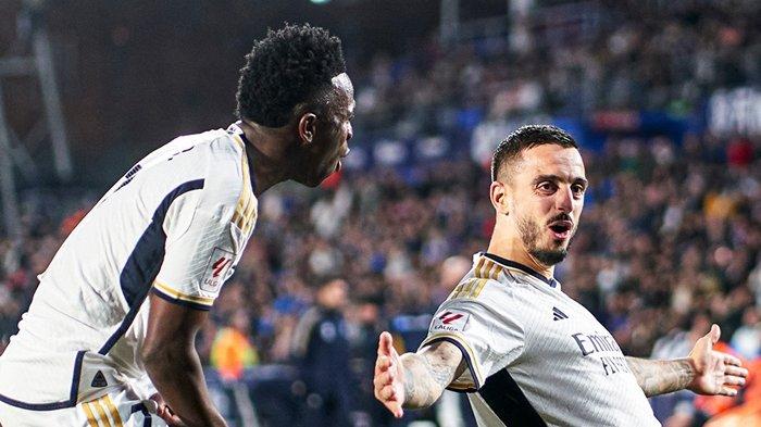 Joselu cetak brace dua gol di laga Getafe vs Real Madrid yang berakhir dengan skor 0-2.