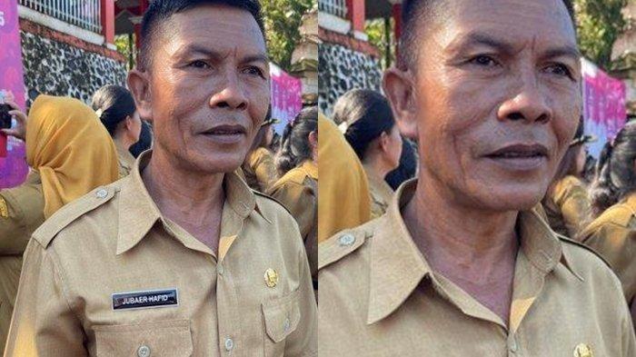 P3K -  Jubaer Hafid (50) satu diantara 538 Pemerintah Dengan Perjanjian Kerja (PPPK) tahap I, Kabupaten Minahasa Utara (Minut). Kepada Tribun Manado, Senin 26 Mei 2025, dirinya mengatakan telah mengabdi selama 20 tahun lebih dan mendapat SK P3K tahap I oleh Bupati Joune Ganda.