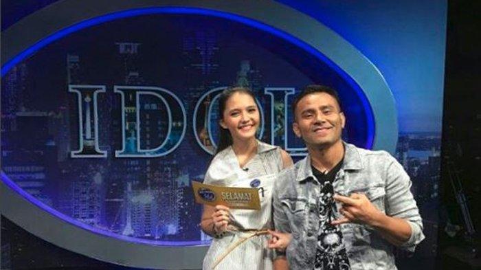 Momen Juliette Angela ikut Indonesian Idol, foto bersama Judika.