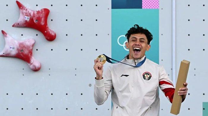 Veddriq Leonardo Raih Medali Emas cabor Panjat Tebing.