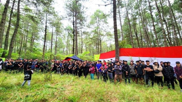 Kelompok Solidaritas Pecinta Alam (KSPA) Sulut menggelar Upacara Bendera peringatan HUT ke 79 Kemerdekaan RI