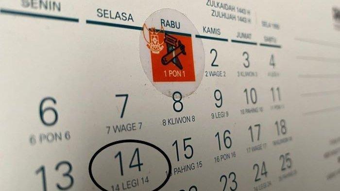 Kalender Jawa, Bulan Oktober 2022 Tanggal 17 Oktober Senin Legi