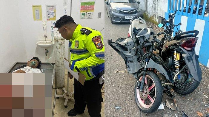 Kecelakaan di Motoboi Kecil Kotamobagu Sulawesi Utara, Jumat (22/12/2023)
