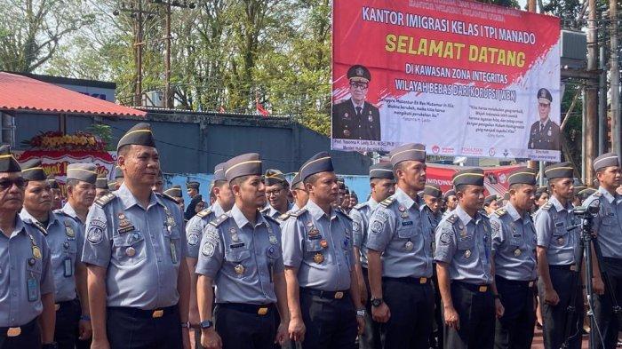Kementerian Hukum dan HAM Sulawesi Utara menggelar upacara Hari Dharma Karyadhika