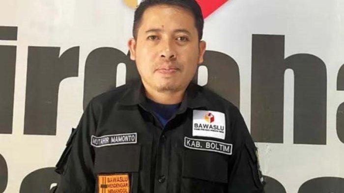 Ketua Bawaslu Boltim Mutahir Mamonto.