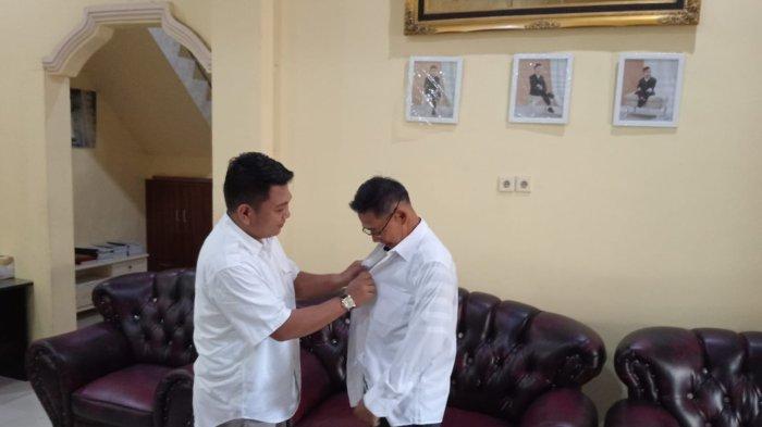 Ketua Gerindra Bitung Randito Maringka dan Hengky Honandar.