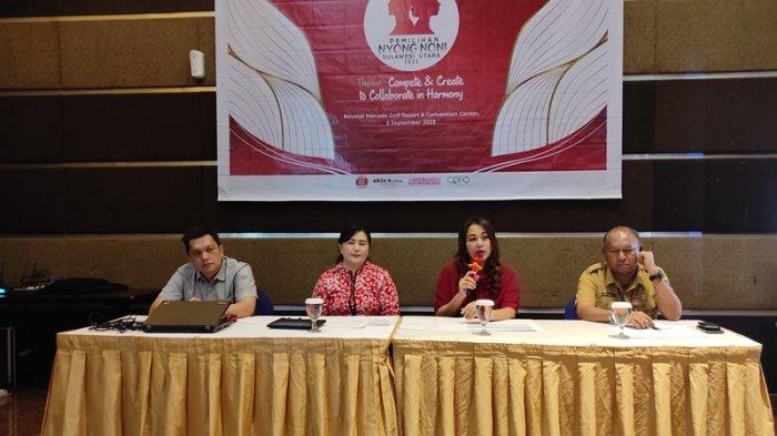 Ketua Ikatan Nyong Noni Sulawesi Utara, dr Kartika Devi Tanos MARS menjelaskan terkait Pemilihan NNS tahun 2023, Selasa (05/9/2023).