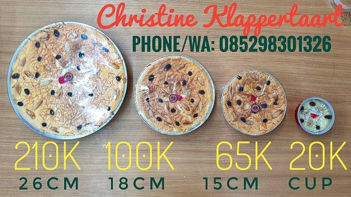 Klapertart khas Manado.