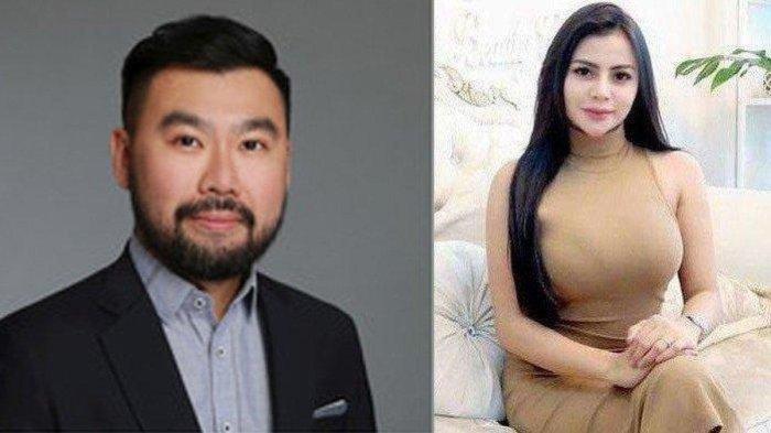 Kolase foto Aden Wong dan Tisya Erni