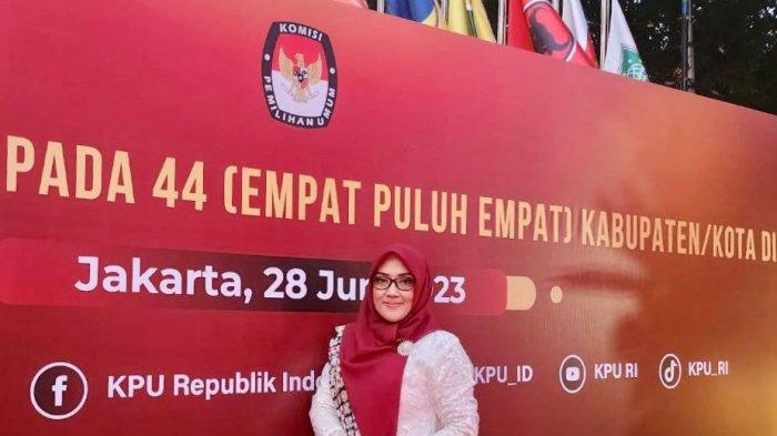 Komisioner KPU Bitung, Wiwinda Hamisi.