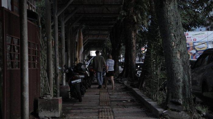 Kondisi terkini trotoar di Jalan Sam Ratulagi Manado Sulawesi Utara
