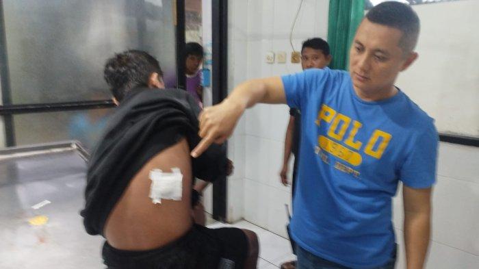 Korban kasus penikaman di Manado, Sulawesi Utara.