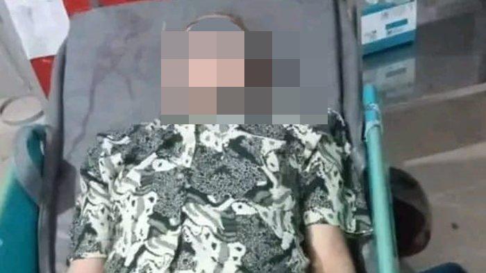 Korban kecelakaan di Jalan Soekarno Minut saat berada di RS Walanda Maramis, Kamis (26/9/2024).