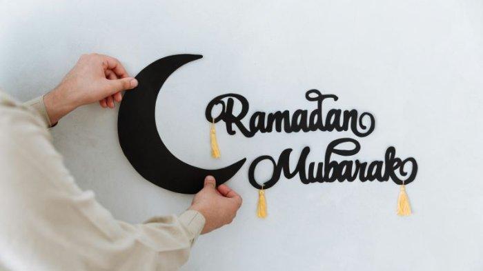 Ilustrasi bulan Ramadan.