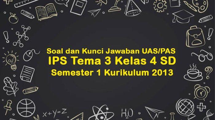 Contoh Soal UAS IPS Kelas 4 Semester 1 Kurikulum 2013: Memahami Indonesia dan Kehidupan Sosial