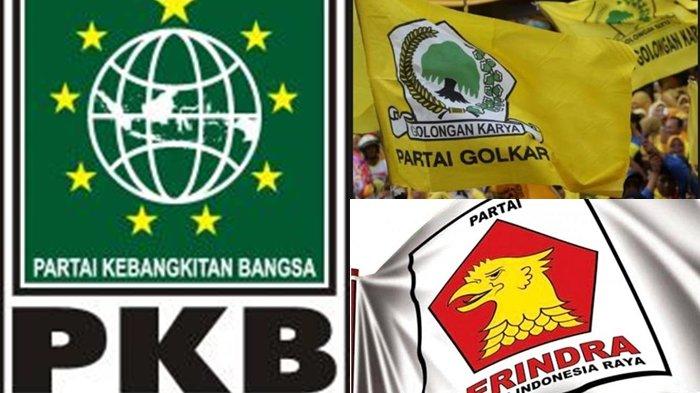 LOGO Partai PKB, Golkar dan Gerindra