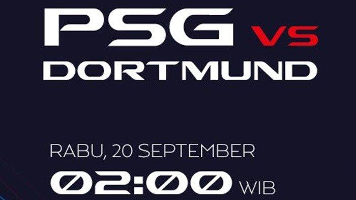 Laga PSG vs Borussia Dortmund pada matchday 1 Grup F Liga Champions berlangsung Rabu (20/9/2023) dinihari WIB.
