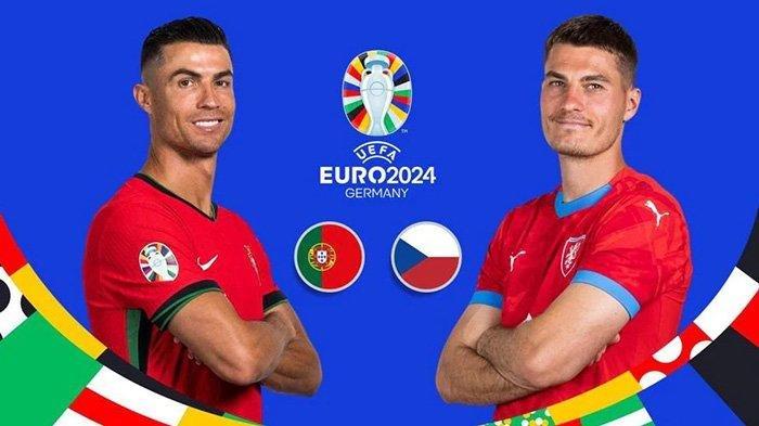 Portugal vs Ceko -  Euro 2024 Grup F.