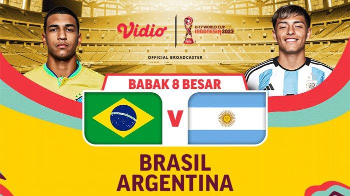 Live Streaming Brasil vs Argentina di Piala Dunia U17