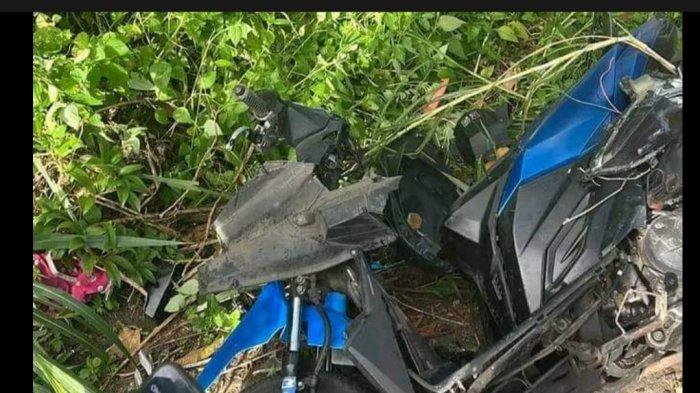 Kecelakaan di Jalan Pumorow Manado, Minggu 25 Februari 2024.