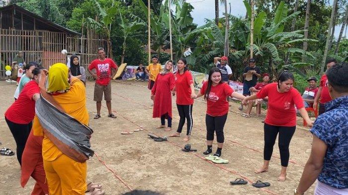 Kemeriahan warga lingkungan 7, Malalayang Satu Timur,Kota Manado, Sulawesi Utara di momen HUT RI ke 79
