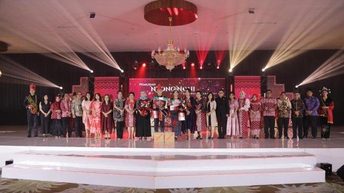 Malam Grand Final Pemilihan Nyong dan Noni Sulut Tahun 2024 yang berlangsung di Sutanraja Hotel, Kotamobagu, Sabtu (14/9/2024).