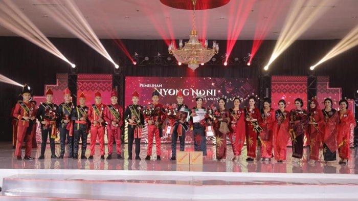 Malam Grand Final Pemilihan Nyong dan Noni Sulut Tahun 2024 yang berlangsung di Sutanraja Hotel, Kotamobagu, Sabtu (14/9/2024).