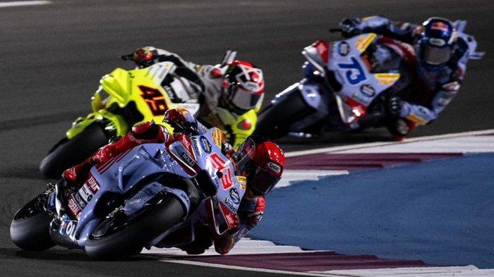 Marc Marquez balapan perdana dengan motor Ducati di Sirkuit Lusail Qatar Seri MotoGP Qatar 2024.