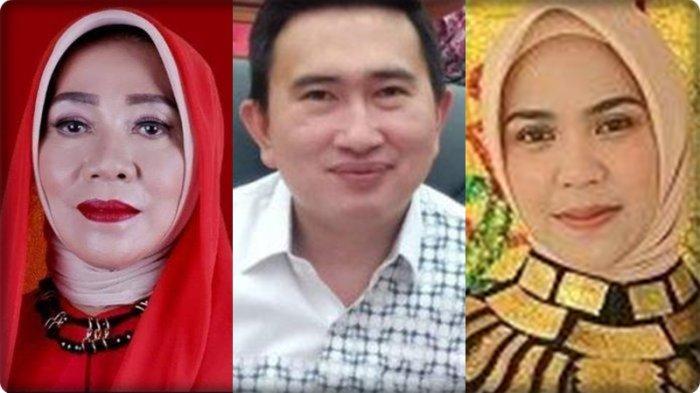 Kolase foto (dari kiri) Muslimah Mongilong, Rocky Wowor, Feramitha Tiffani Mokodompit. Berikut ini 10 Caleg DPRD Provinsi Dapil Sulawesi Utara 4 yang meraih suara terbanyak sementara dalam Pileg 2024.