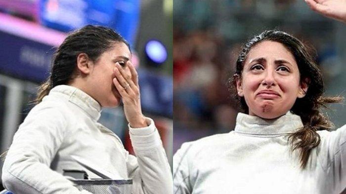 Sosok Nada Hafez, Atlet Anggar dari Mesir yang Bertanding di Olimpiade Paris 2024 dalam Kondisi Hamil 7 Bulan.