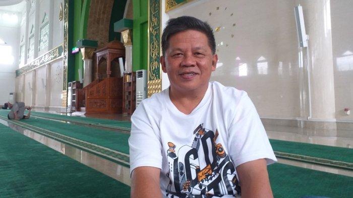 Nayodo Koerniawan saat ditemui Tribunmanado di Masjid Agung Baitul Makmur, Kotamobagu, Sulawesi Utara.