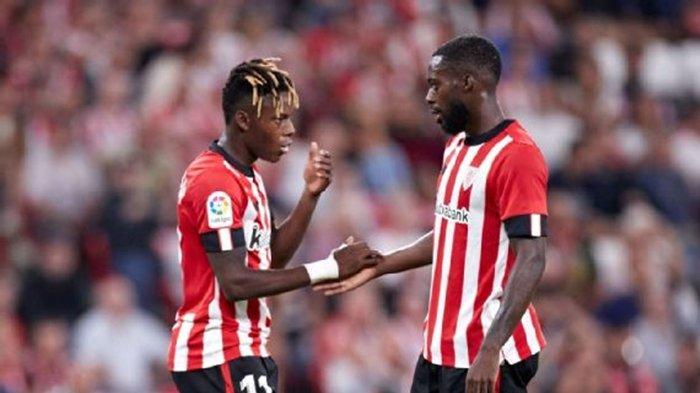 Nico Williams dan kakaknya, Inaki Williams saat membela Athletic Bilbao.