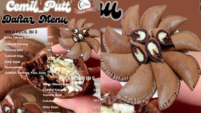 KULINER ENAK: Martabak Panada Cemil Putt. Martabak panada yang memiliki rasa yang enak, harganya terjangkau dan sekali suap bikin ketagihan. Martabak panada ini dijula di booth Cemil Putt di Jalan Soekarno, Minut dan buka setiap hari dari pukul 16.00 Wita hingga 22.Wita.