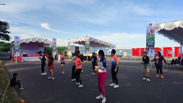 PT Sasa Inti bekerja sama dengan Tribun Manado menggelar event lomba cipta menu sehat dan olahraga di Kawasan Boulevard Pondang Amurang Timur, Minsel, Kamis (26/9/2024).