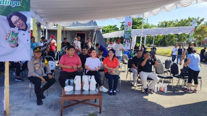 PT Sasa Inti bekerja sama dengan Tribun Manado menggelar event lomba cipta menu sehat di Kawasan Boulevard Pondang Amurang Timur, Minsel, Kamis (26/9/2024).