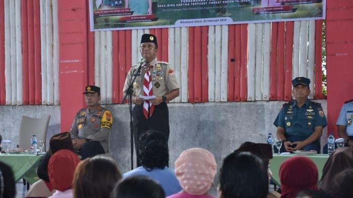 Pangdam XIII/Merdeka Pimpin Upacara Pembukaan Perkemahan Pramuka Saka Wira Kartika Terpusat Tingkat Kodam XIII/Merdeka TA 2024