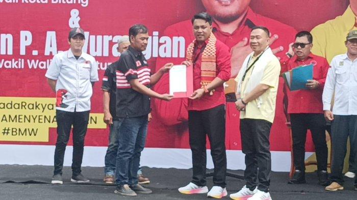 Lima gabungan partai politik non kursi di DPRD Bitung seragjan dukungan ke Bakal Paslon Walikota Geraldi Mantiri dan Calon Wakil Walikota Erwin Wurangian.